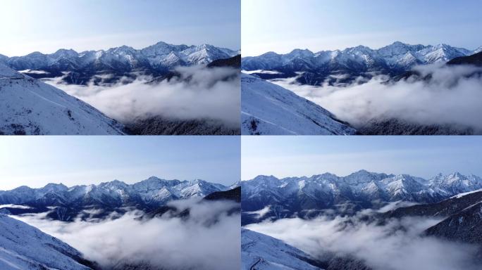 川西 西岭雪山 4K航拍
