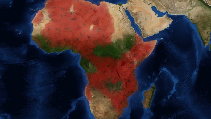 埃博拉病毒非洲蔓延动画