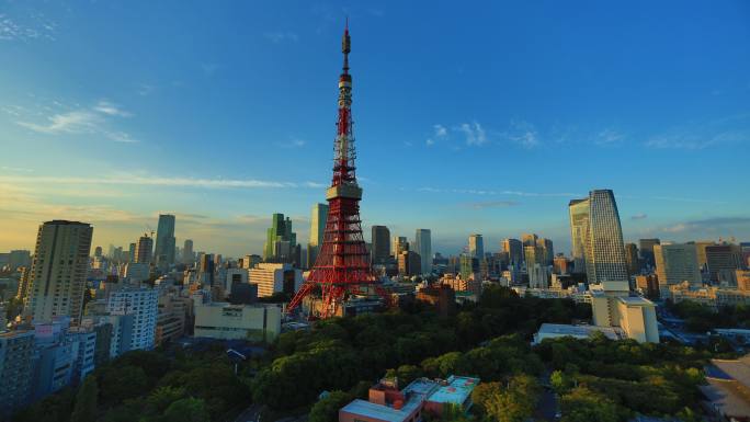 日本东京的昼夜时间推移