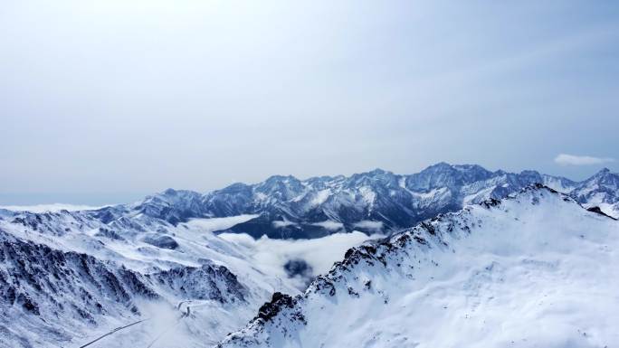 雪山 4K航拍