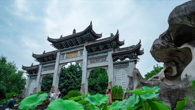 重庆华岩寺巴山灵境延时素材