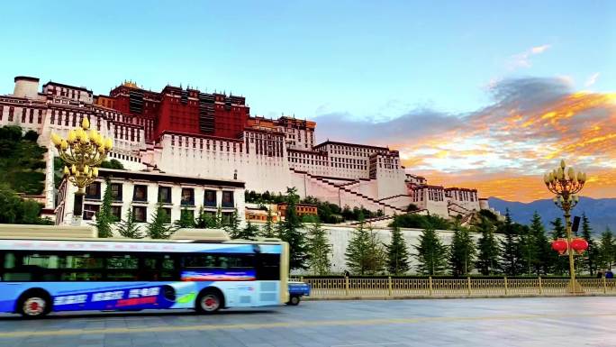 西藏拉萨布达拉宫圣神之地名胜古迹