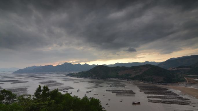 福建霞浦海滩延时4K