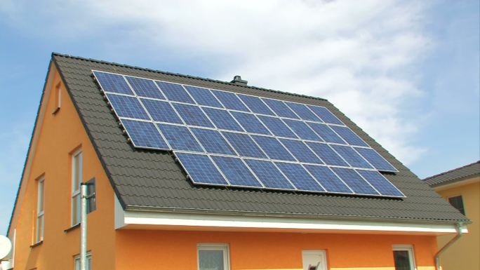 屋顶太阳能板光伏电池