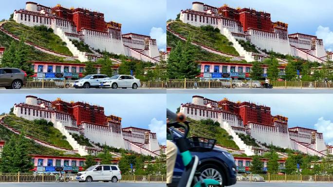 西藏拉萨布达拉宫名胜古迹圣神之地