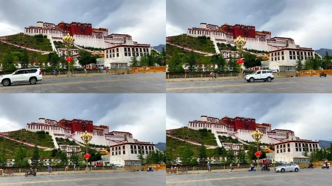西藏拉萨布达拉宫名胜古迹神圣之地