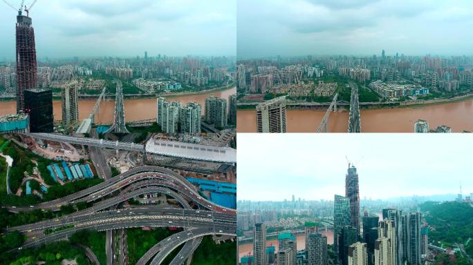 重庆嘉华大桥  重庆第一高楼陆海国际中心