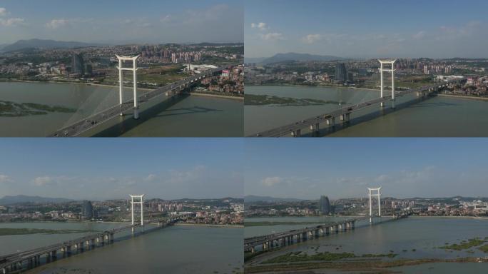 晋江大桥航拍视频