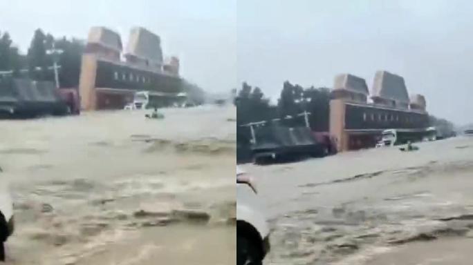 2021河南地区洪灾素材