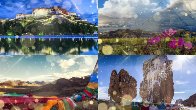 走进西藏-背景视频