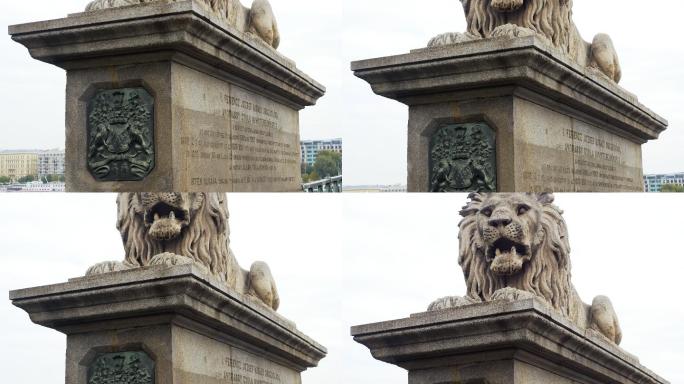 布达佩斯链桥上的守护狮
