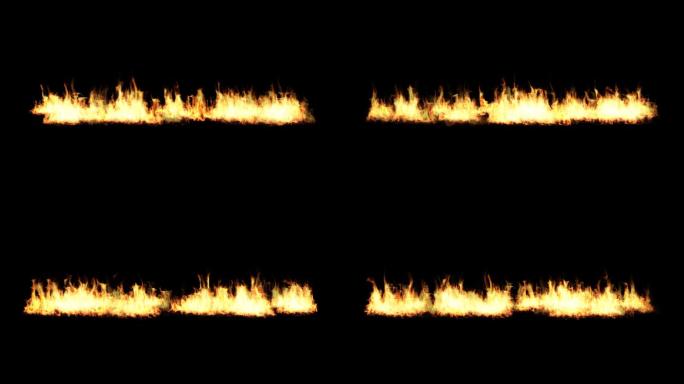 火焰火堆火特效3-alpha透明通道