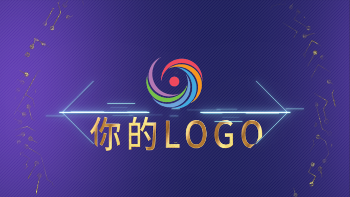 简约LOGO标志展示片头AE模板