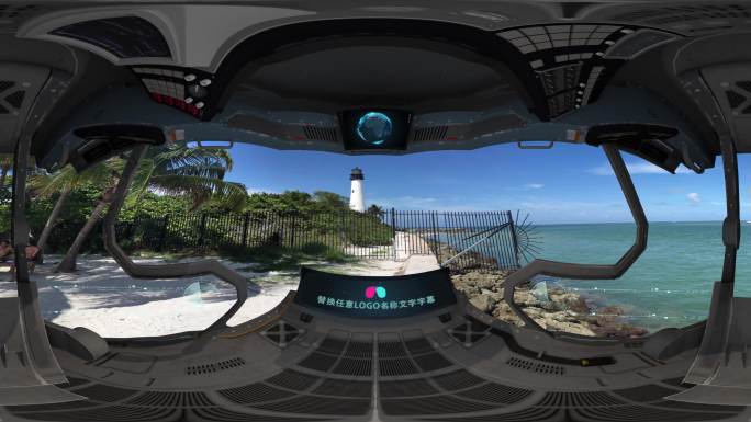VR设备全景视频展示模板