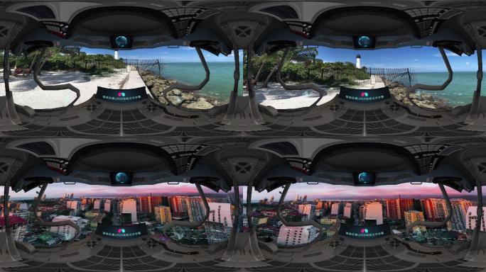 VR设备全景视频展示模板