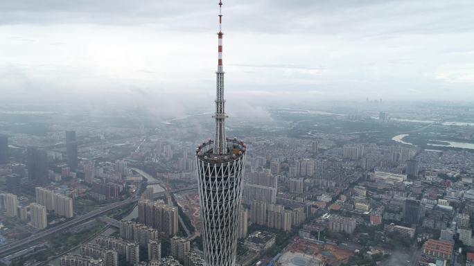 广州塔 广州塔 小蛮腰 城市地标 穿云