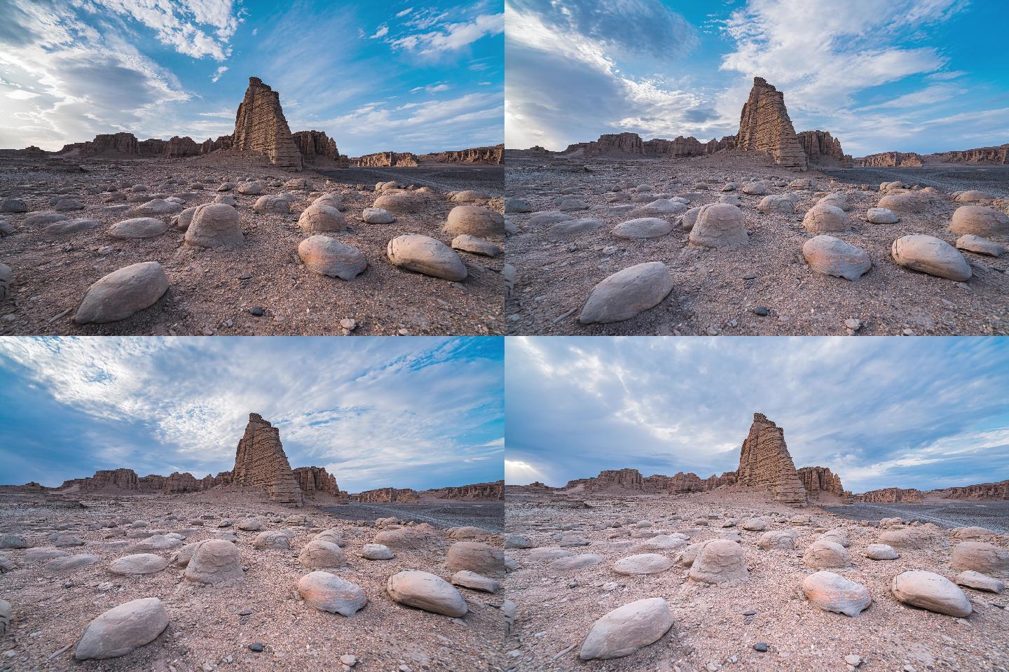 哈密大海道蓝天延时