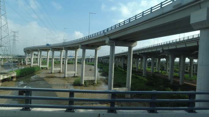 高速公路 高架桥 快速行驶 行驶 公路