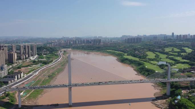 重庆双碑大桥航拍