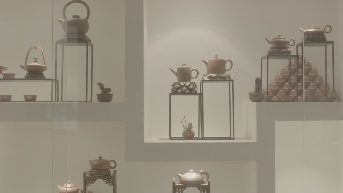茶壶手工制品展示