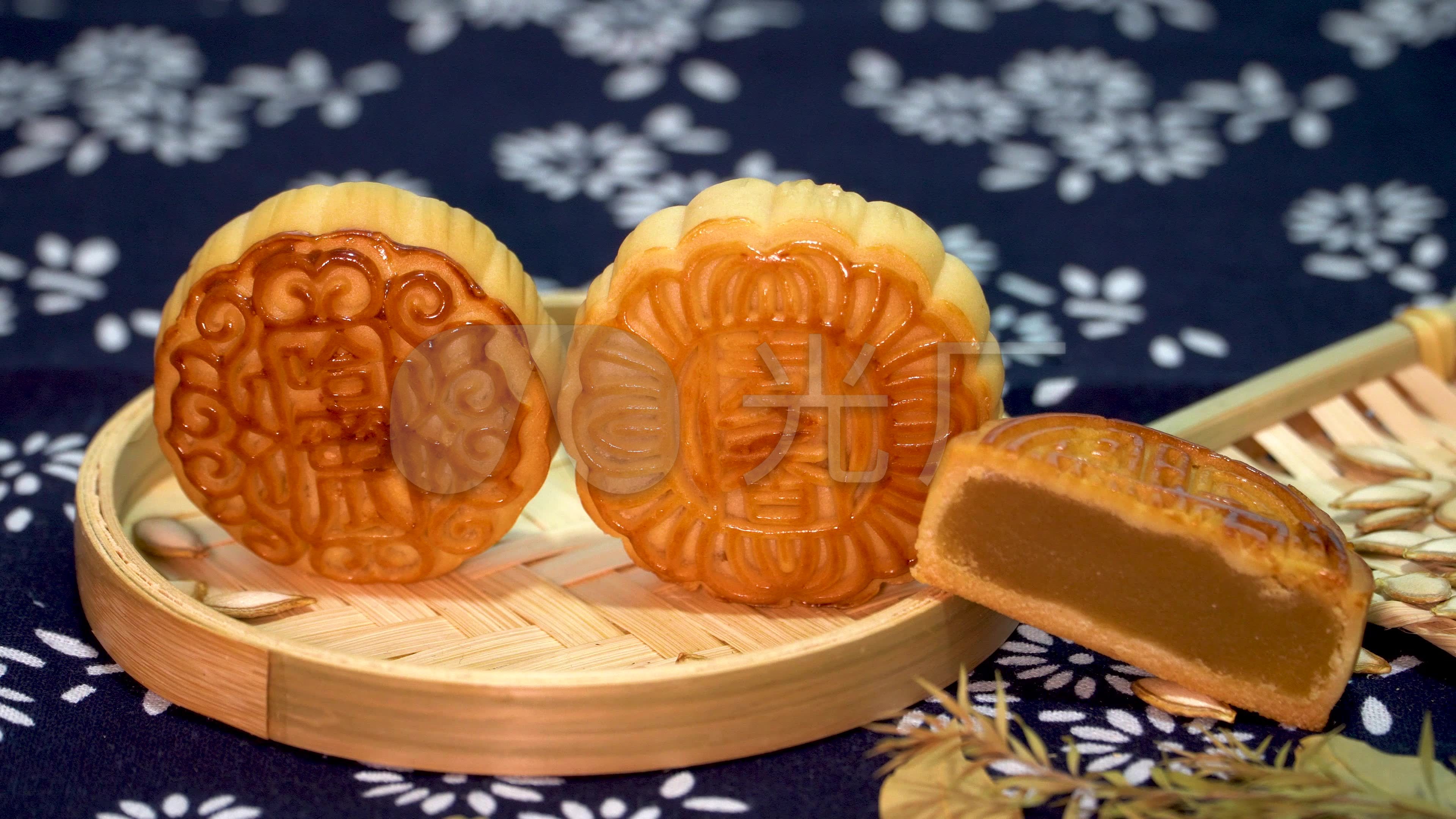 中秋节月饼_3840x2160_高清视频素材下载(编号:6299291)_实拍视频_vj