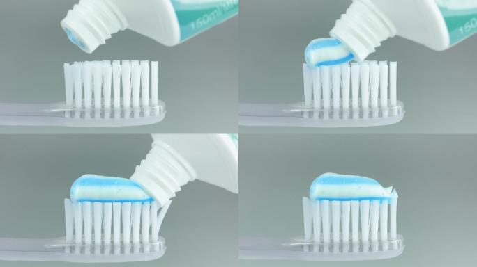 牙刷和牙膏。广告