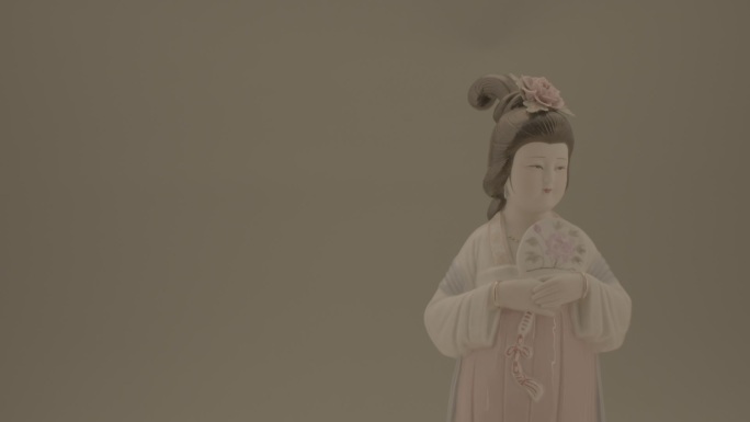 陶瓷瓷器杨贵妃人偶