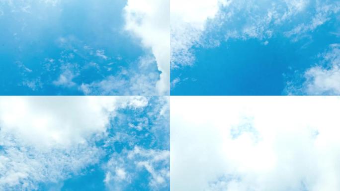 实拍视频蓝天白云自然天空自然过渡
