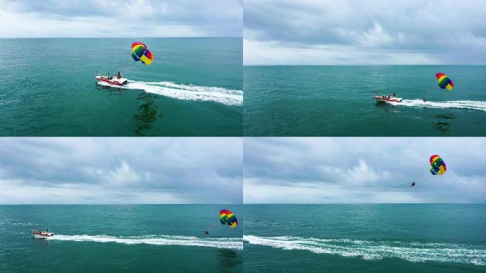 水上摩托艇拖曳滑翔伞3