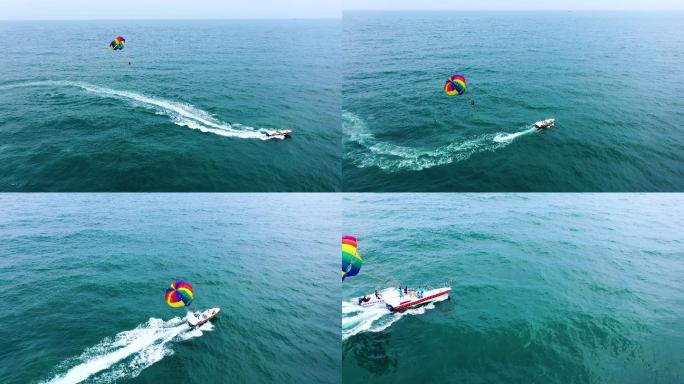 水上摩托艇拖曳滑翔伞1