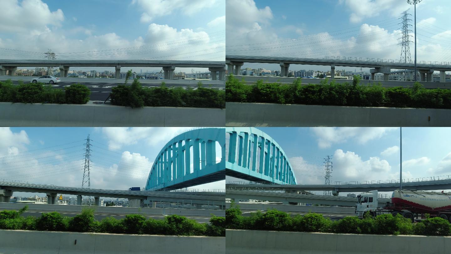 高速公路 高架桥 快速行驶 行驶 公路