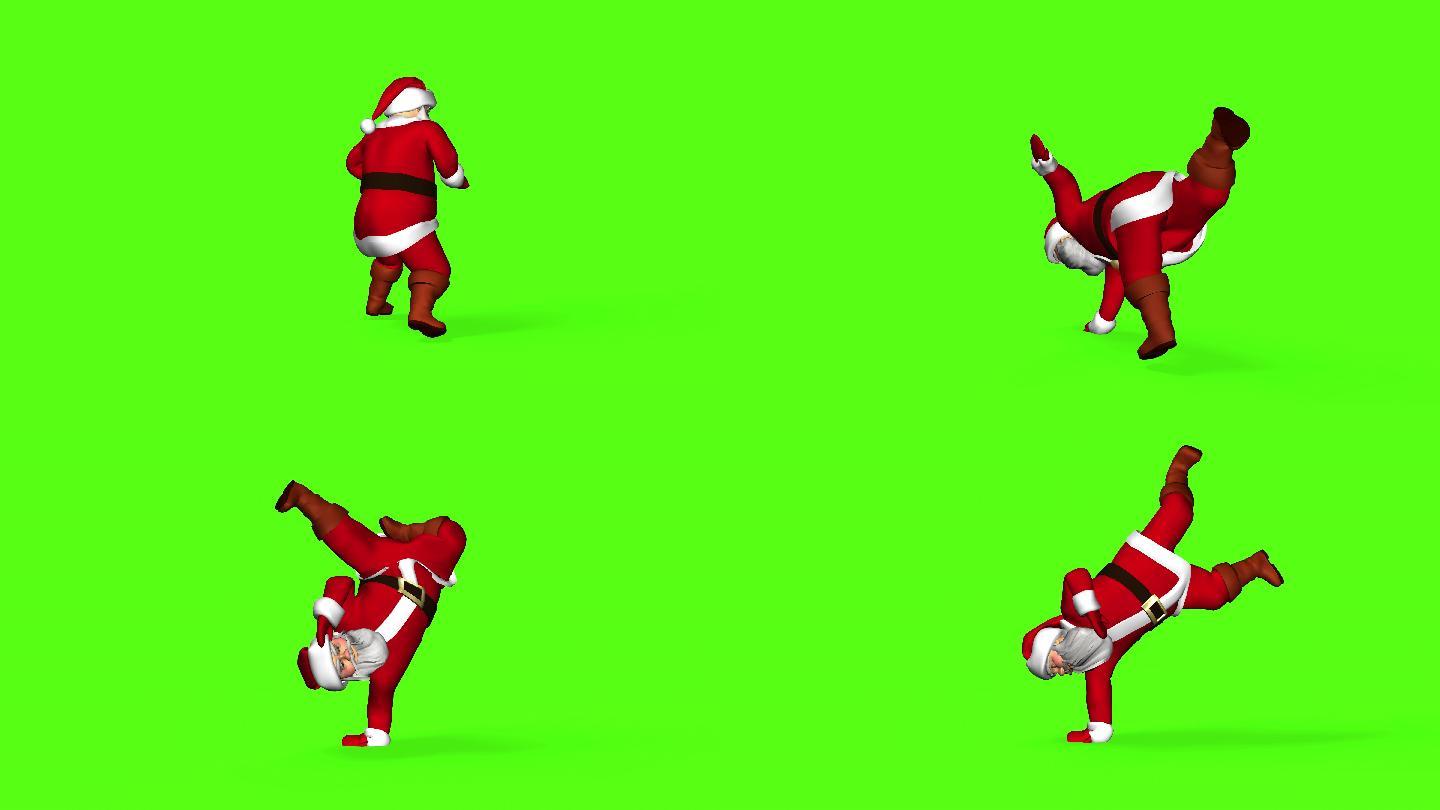 圣诞老人正在跳舞