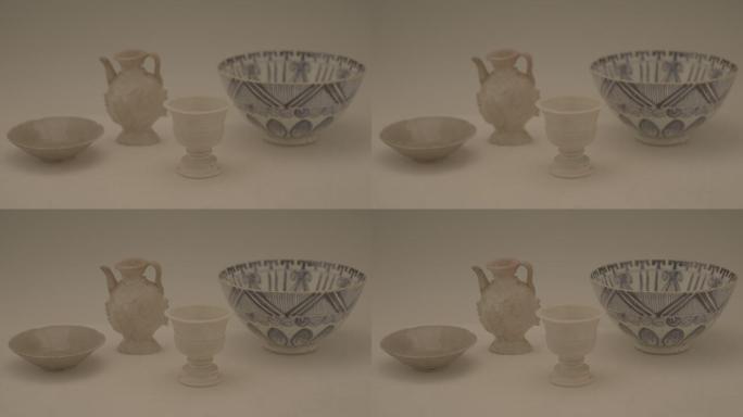 瓷器陶瓷碗壶杯酒杯展示