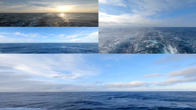 【4K】大海-海浪-海面-海平面