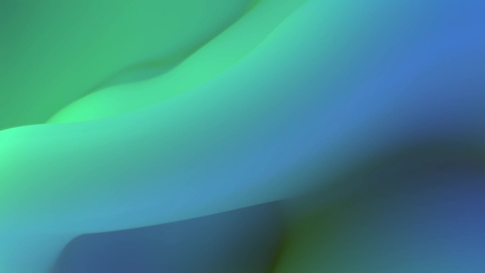 绿色抽象柔和流体流动背景