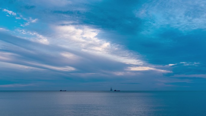 琼州海峡-延时