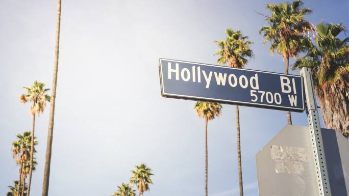 好莱坞路标