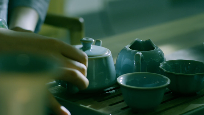 汝瓷茶具禅意茶文化