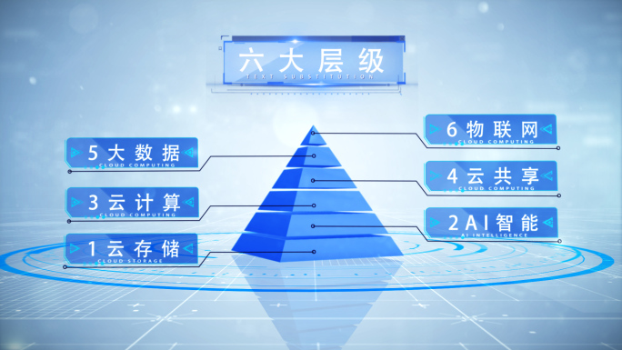 【无插件】简洁白色金字塔层级分类