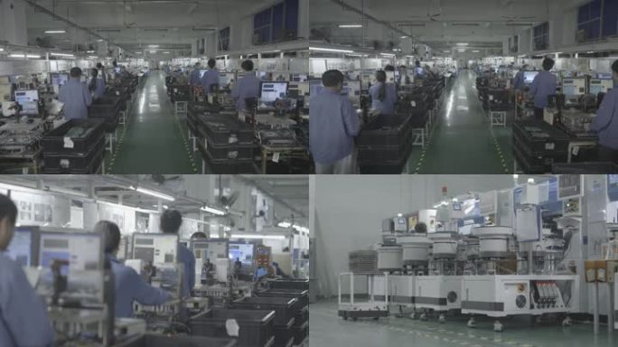 大型工厂 自动化生产线