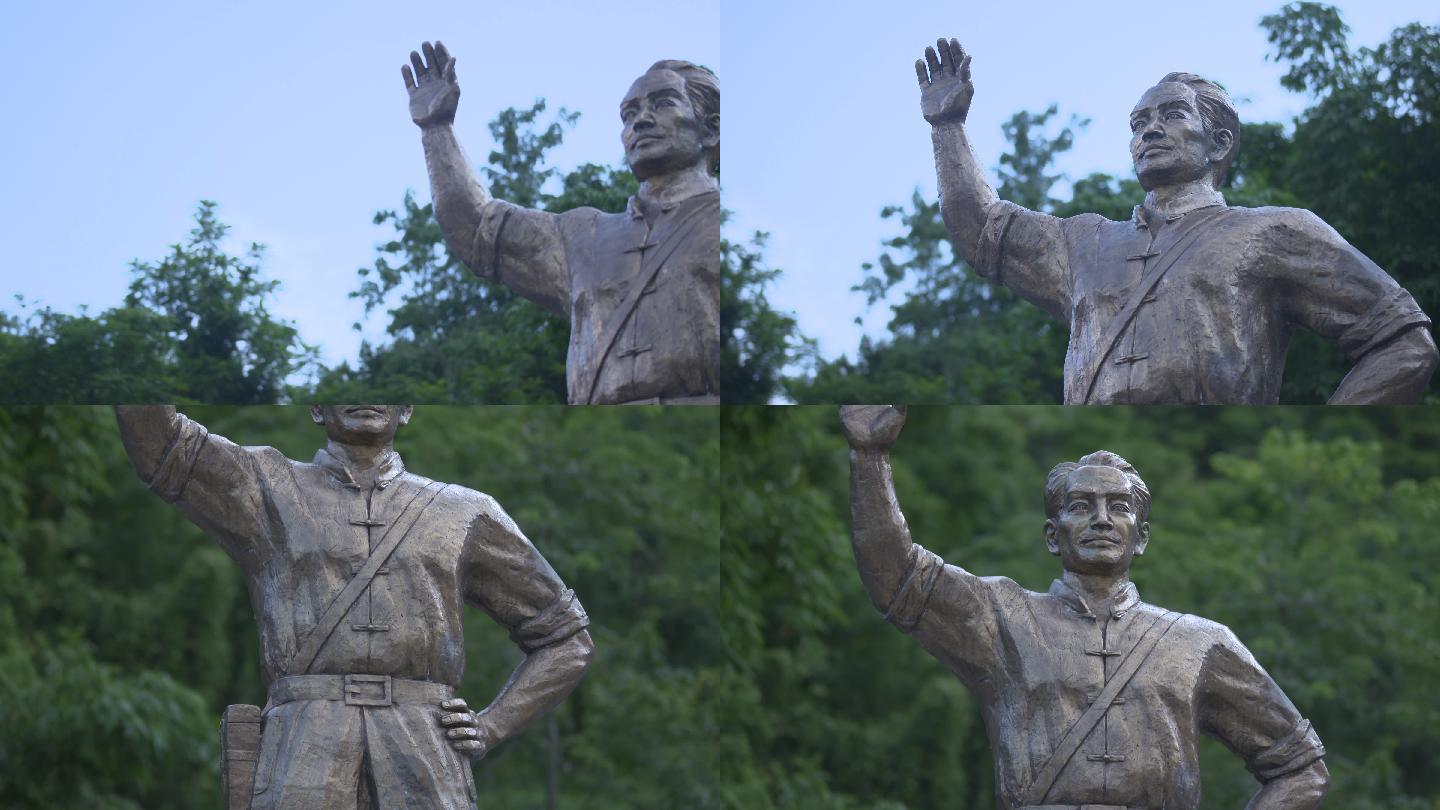 民族英雄韦拔群雕像