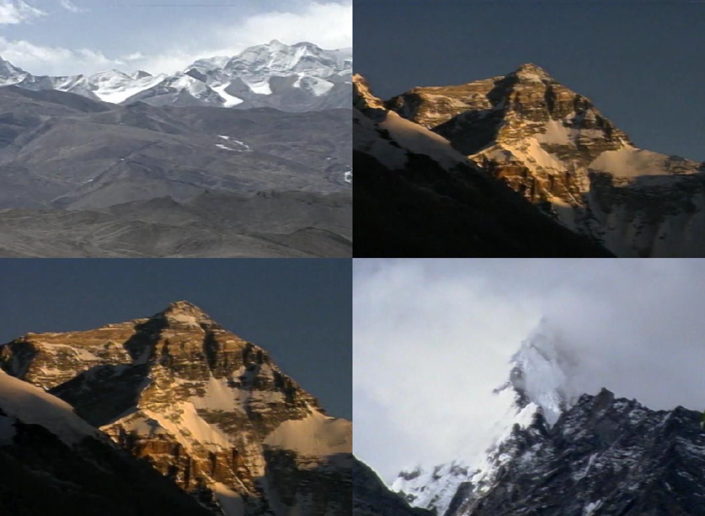 西藏拉萨雪山冰川