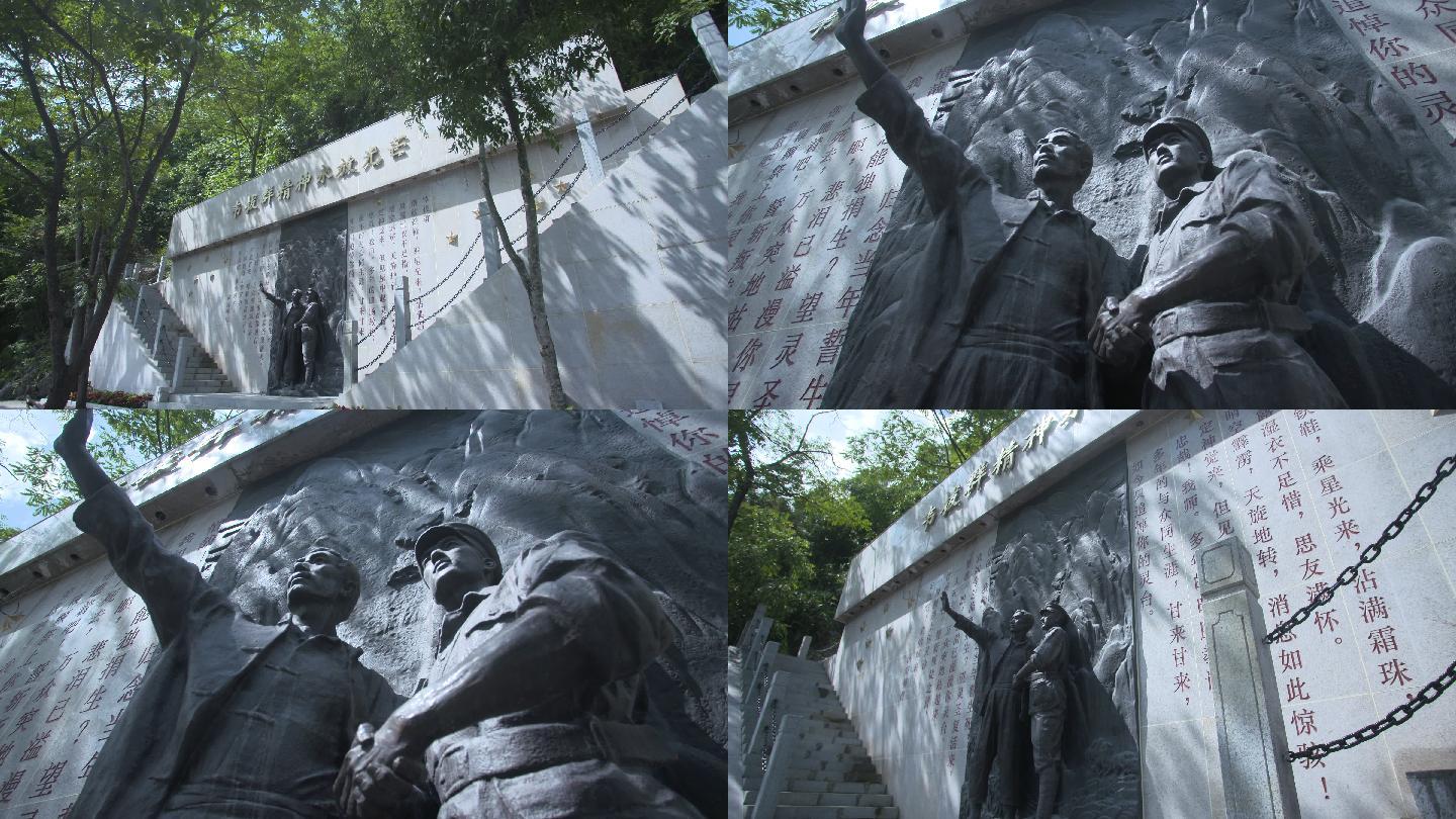 民族英雄韦拔群雕像香刷洞景区雕像