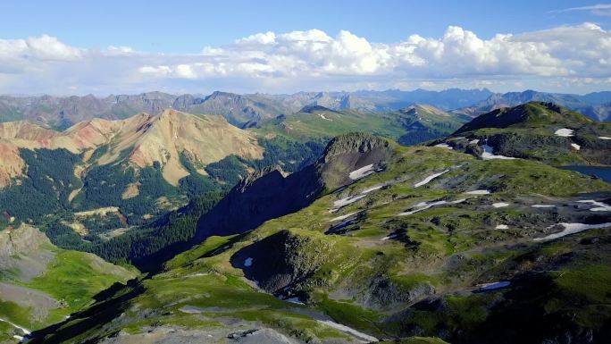 科罗拉多州高原山峰山地山峦