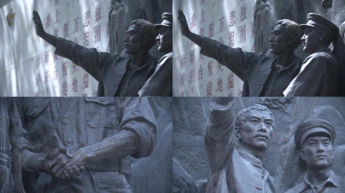 民族英雄韦拔群雕像香刷洞景区