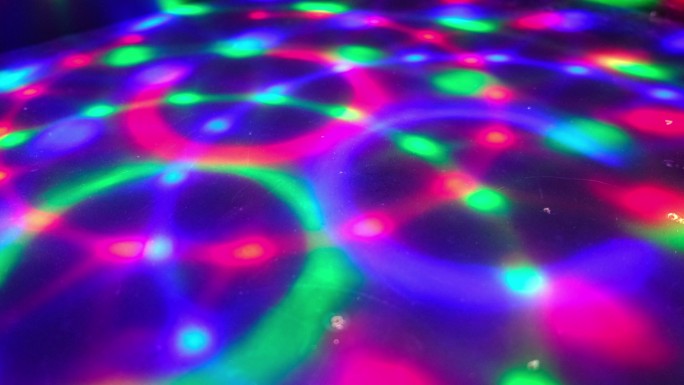 舞池迪斯科舞厅圆形灯光地板背景
