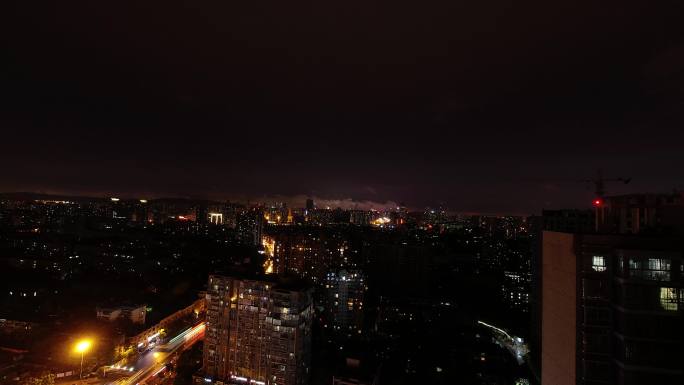 长沙城市夜景延时