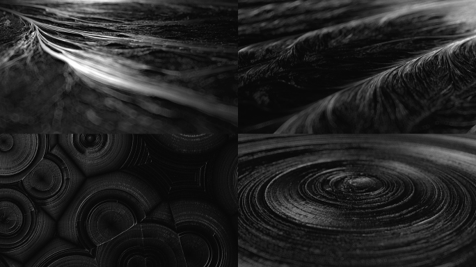 黑白创意抽象纹理_视频素材