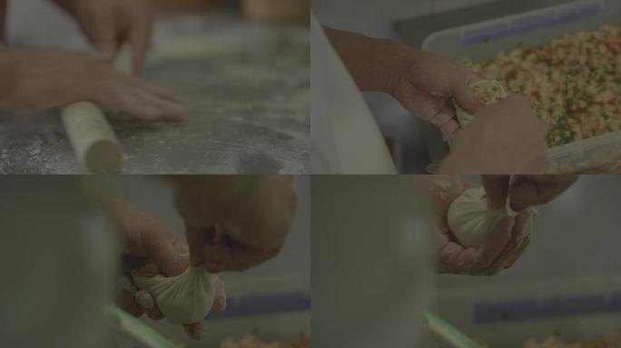 建德豆腐包制作过程