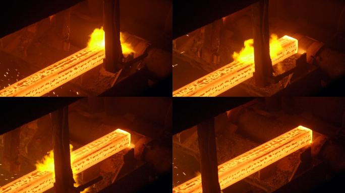 冶金厂热钢坯连铸钢铁厂金属冶炼方钢制造